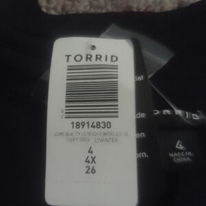 NWOT Torrid Jumpsuit Black size 26